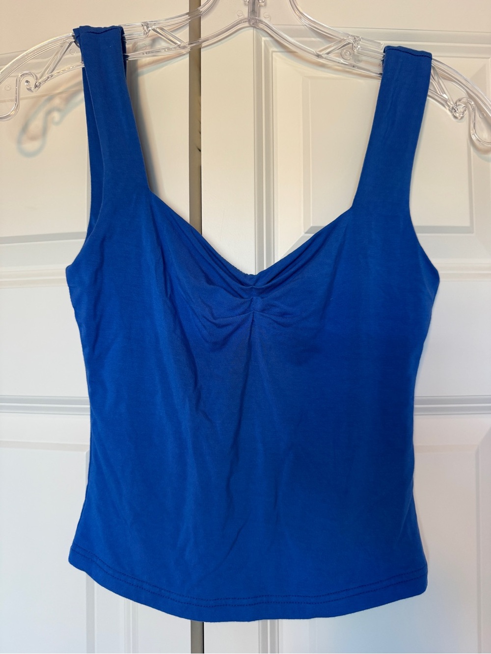 Forefair from Amazon Sleeveless Scoop Tank Top in Cobalt Blue